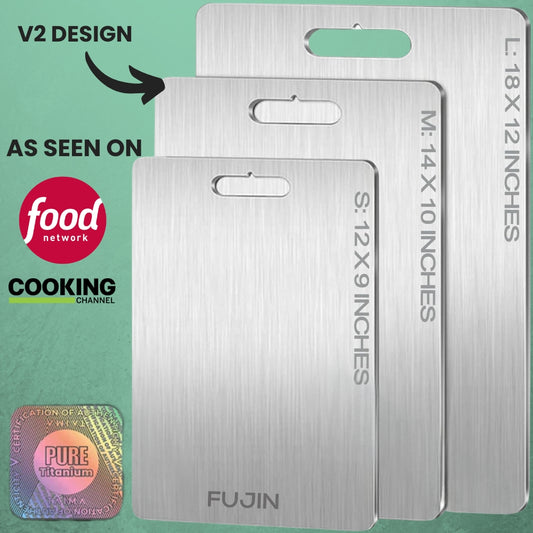 Fujin™ Pure Titanium Cutting Board - V2