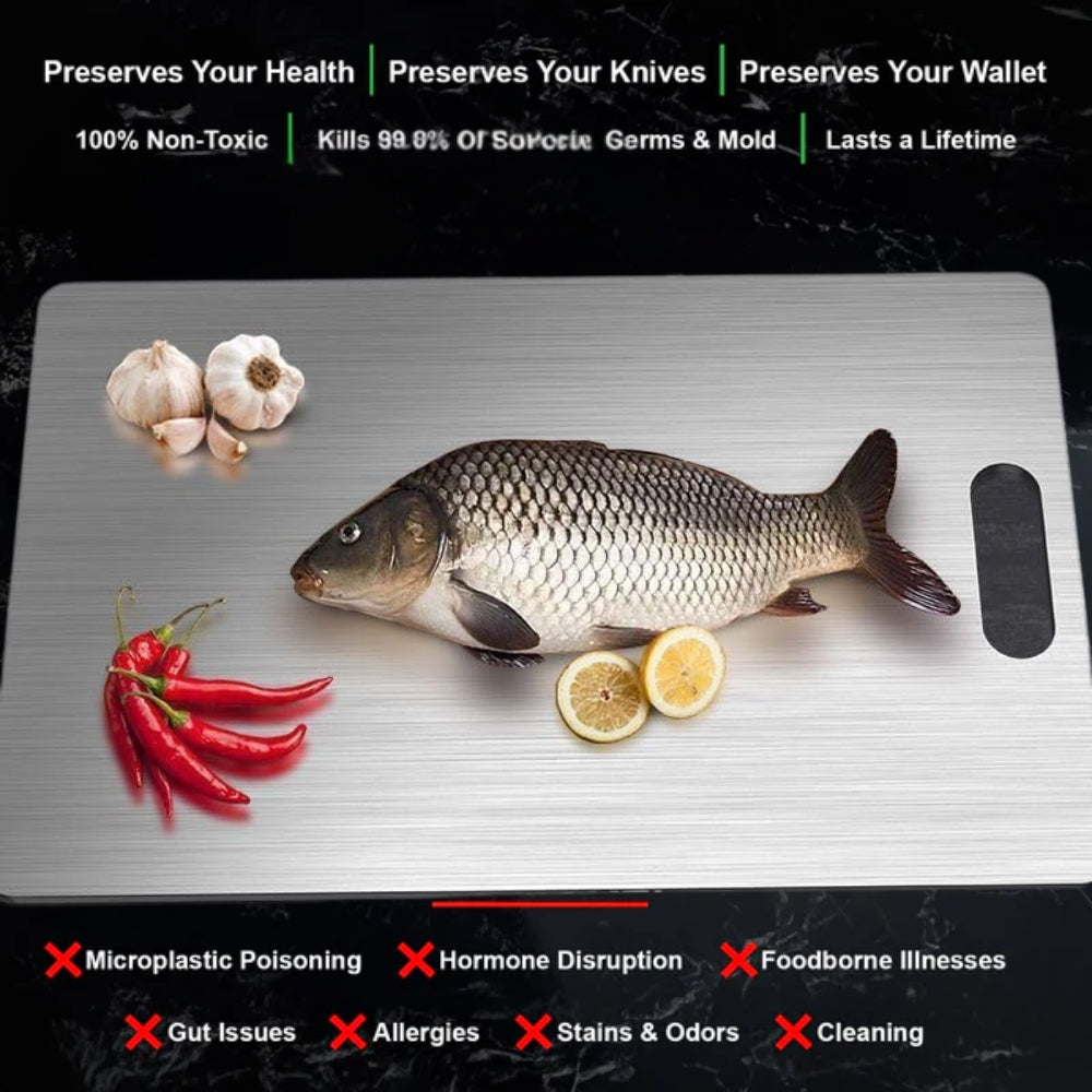 Fujin™ Pure Titanium Cutting Board - V2