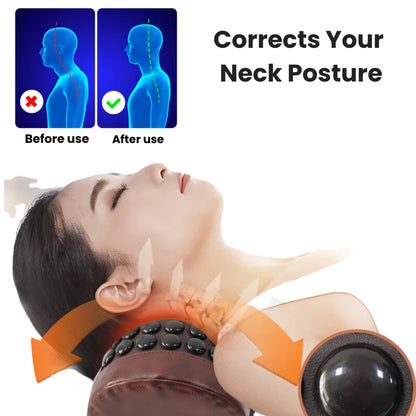 Almohada VitaCrystal de Jade y Turmalina Infrarroja para el Cuello