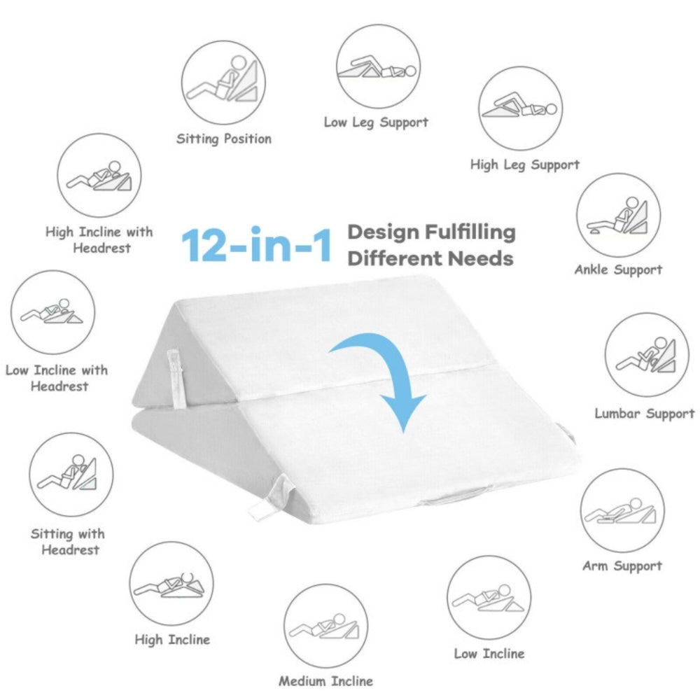 Almohada de espuma viscoelástica FreeFlux Wedge