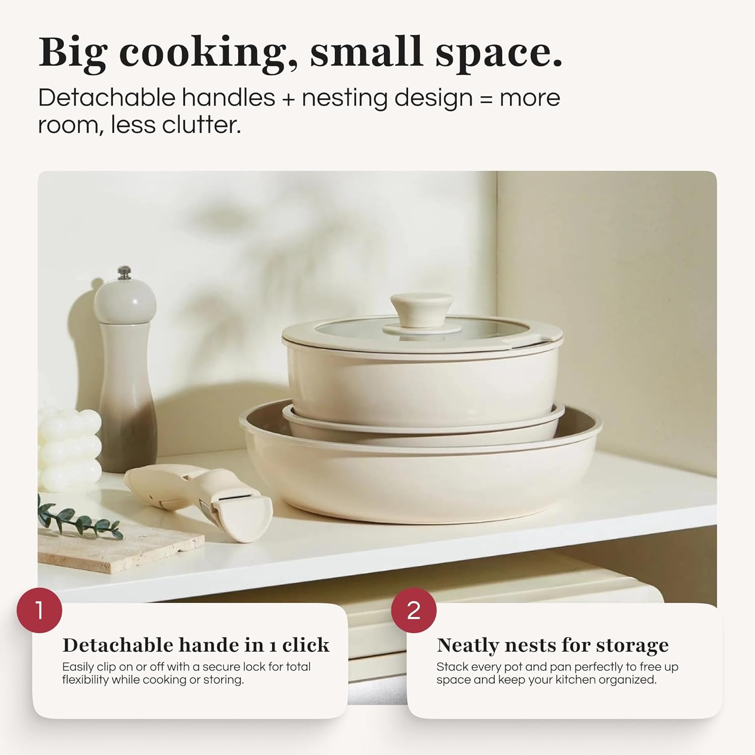 Set de utensilios de cocina de cerámica Célestique