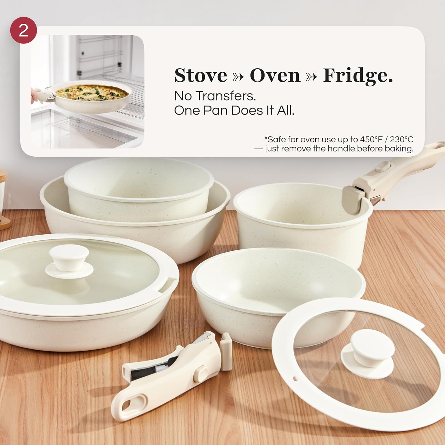 Set de utensilios de cocina de cerámica Célestique