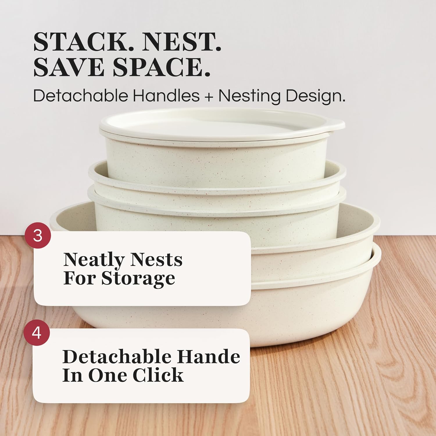 Set de utensilios de cocina de cerámica Célestique