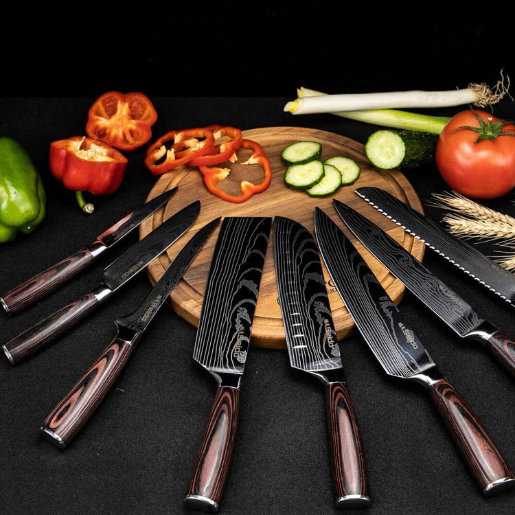 Juego de cuchillos de 8 piezas Master Chef japonés REYPO™
