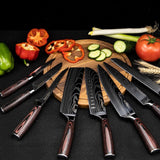 REYPO™ Japanese Master Chef 8-Piece Knife Set