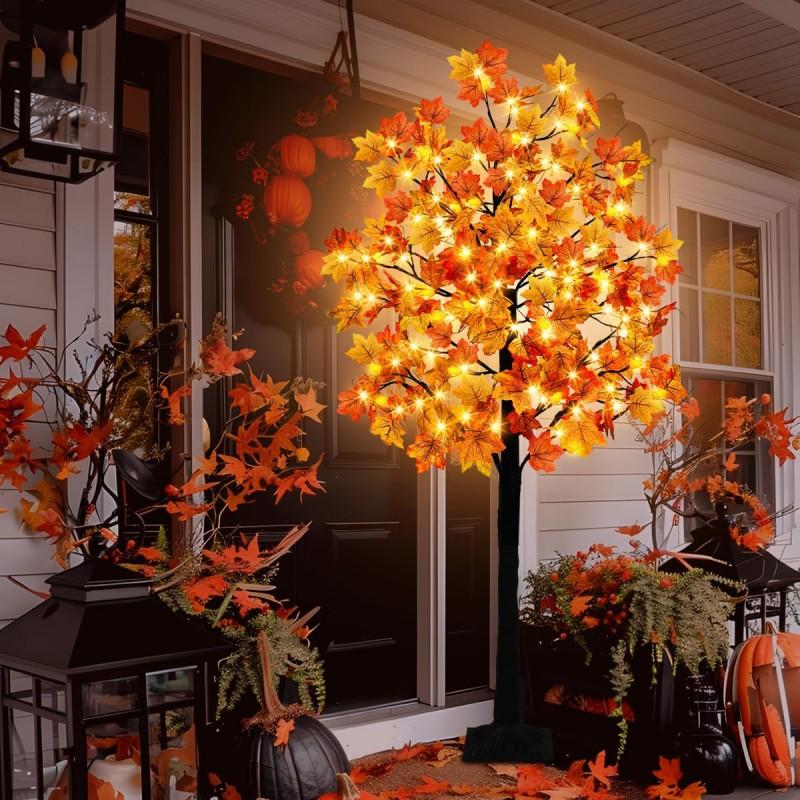 AutumnGlow Maple Tree 6FT with LED Lights - Image 4