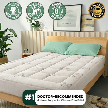 OrthoBed™ - Bamboo Mattress Topper - Sciatica