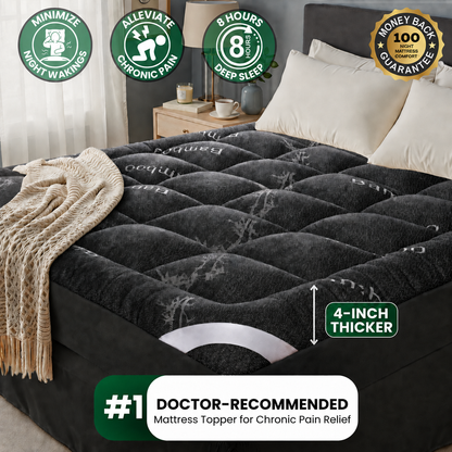 OrthoBed™ Bamboo Mattress Topper Bundle