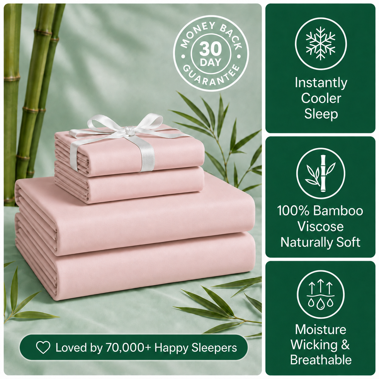 Royal Cooling Bamboo Sheet Set