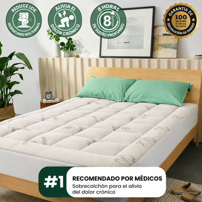 Topper de colchón de bambú OrthoBed™ - Ire