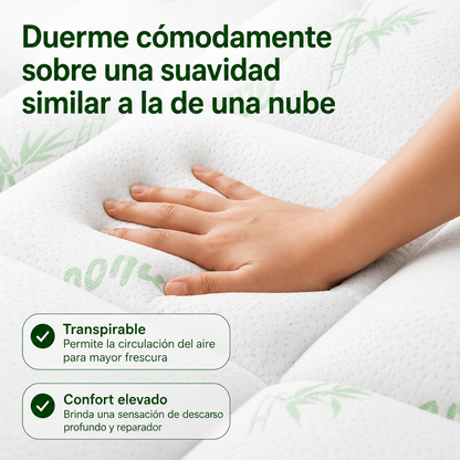 Topper de colchón de bambú OrthoBed™ - Ire
