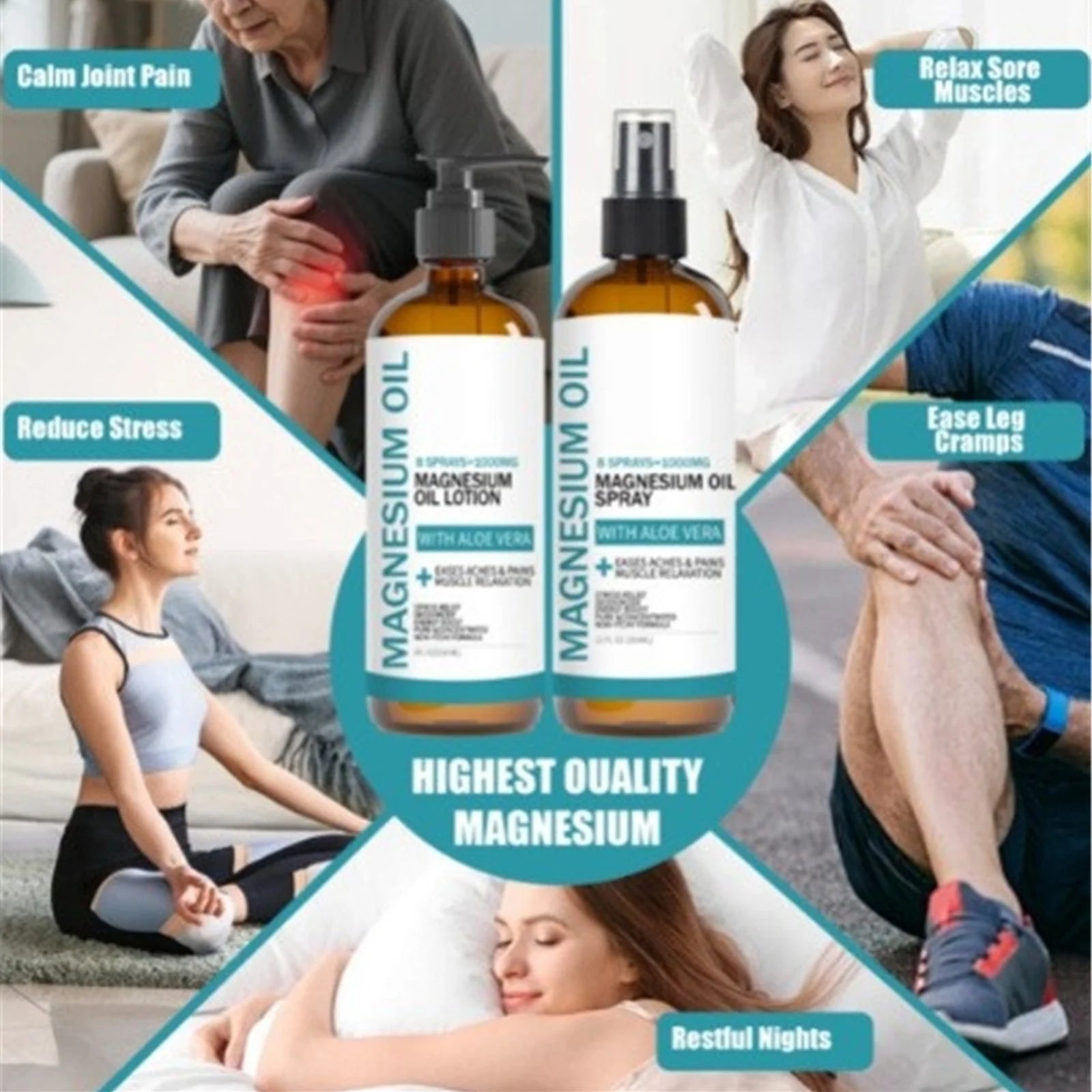 Magnesium Oil Spray and Lotion