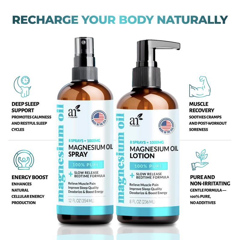 Pulverizador y loción de aceite de magnesio NeuroCalm