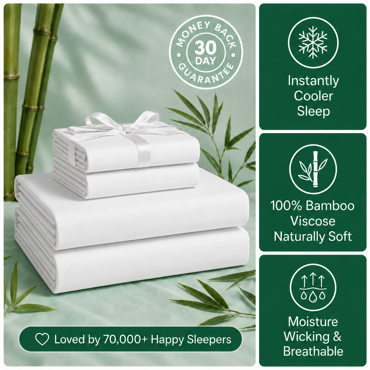 Royal Cooling Bamboo Sheet Set