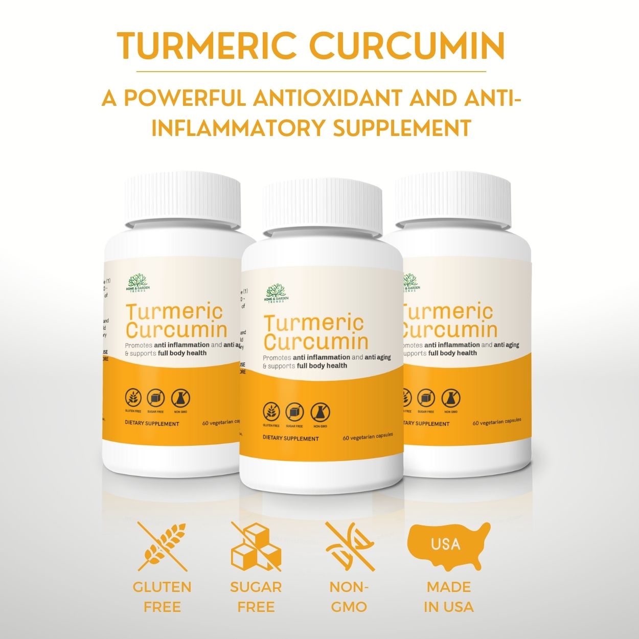 Complejo de curcumina y cúrcuma orgánica
