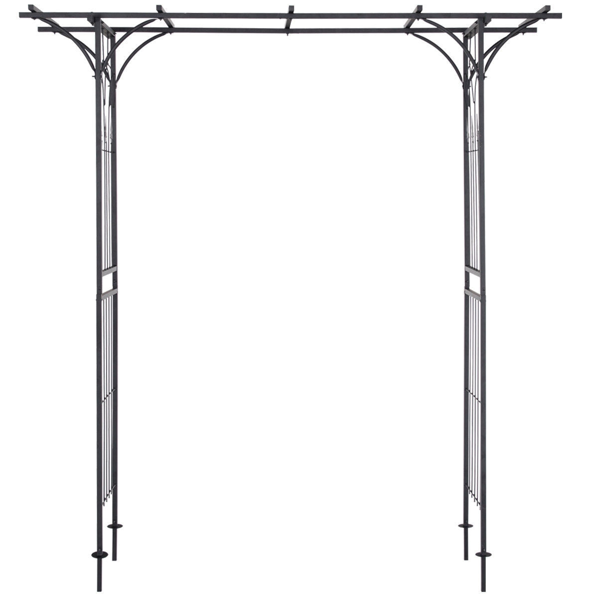 Pérgola Arco Jardín Boda Rosa Arco