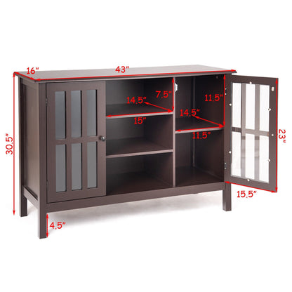 Mueble consola de madera para TV de 45"