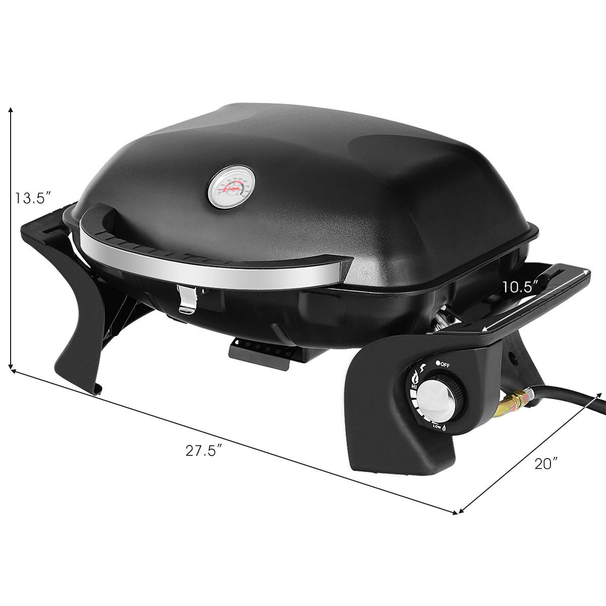 Parrilla de barbacoa de mesa portátil al aire libre
