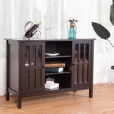 Wooden TV Stand Console Cabinet for 45