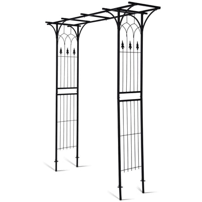 Pérgola Arco Jardín Boda Rosa Arco