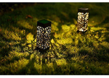 Solar Powered Vintage Outdoor Pathway Lamps